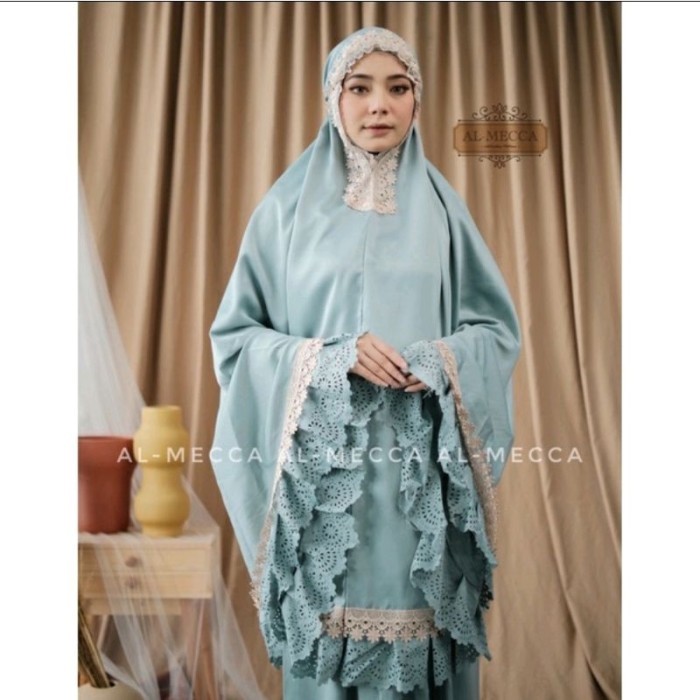 Ready Mukena Al Mecca Ori Mukena Dewasa Bahan Sutra Silk Mewah Rempel #Gratisongkir #Sale #Discount