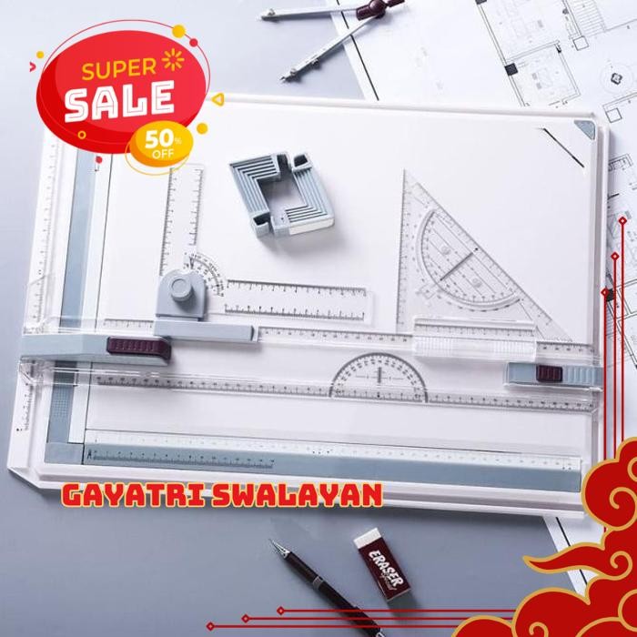 

A3 PROFESSIONAL DRAWING TERPERCAYA MEJA GAMBAR ARSITEK A3 PROFESSIONAL DRAWING BOARD HEAD HARGA SPESIAL!
