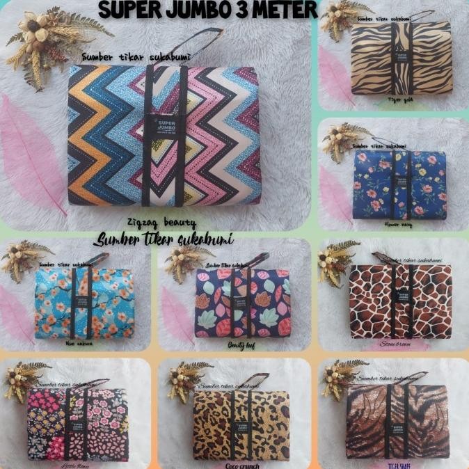 Tikar Lipat Piknik Super Jumbo/Tikar Rekreasi 300Cmx150Cm
