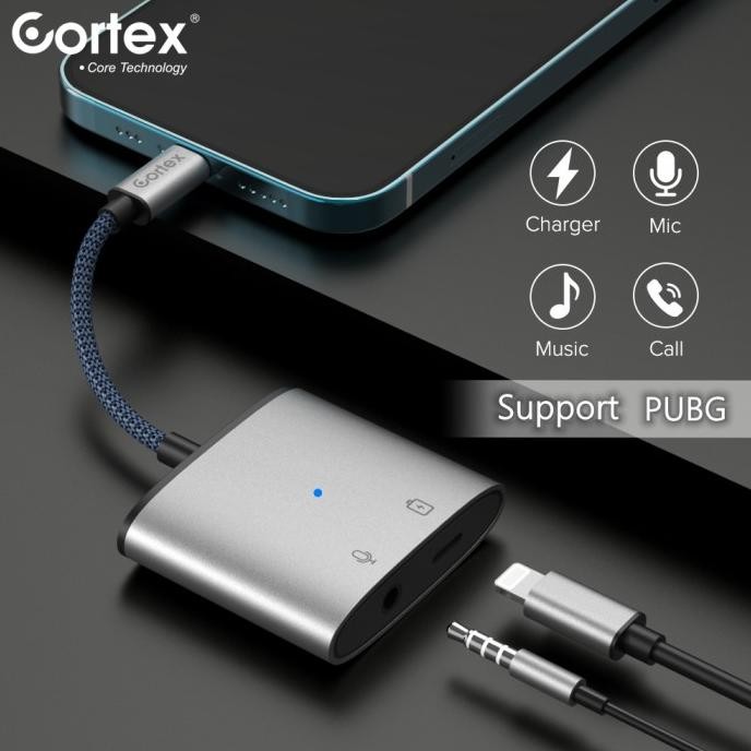Cortex Splitter Iphone 2In1 Lightning To Jack Converter Original Ic