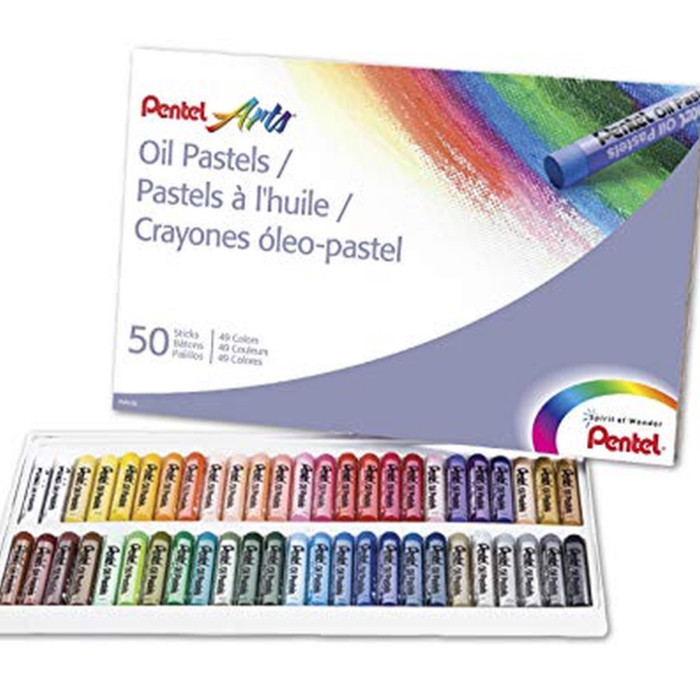 

Crayon Pentel Arts Oil Pastels 50 Warna