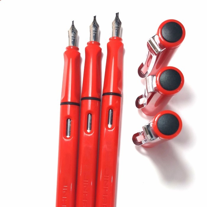 

3 pen jinhao fountain pen pulpen kaligrafi pena ijazah bukan ballpoint
