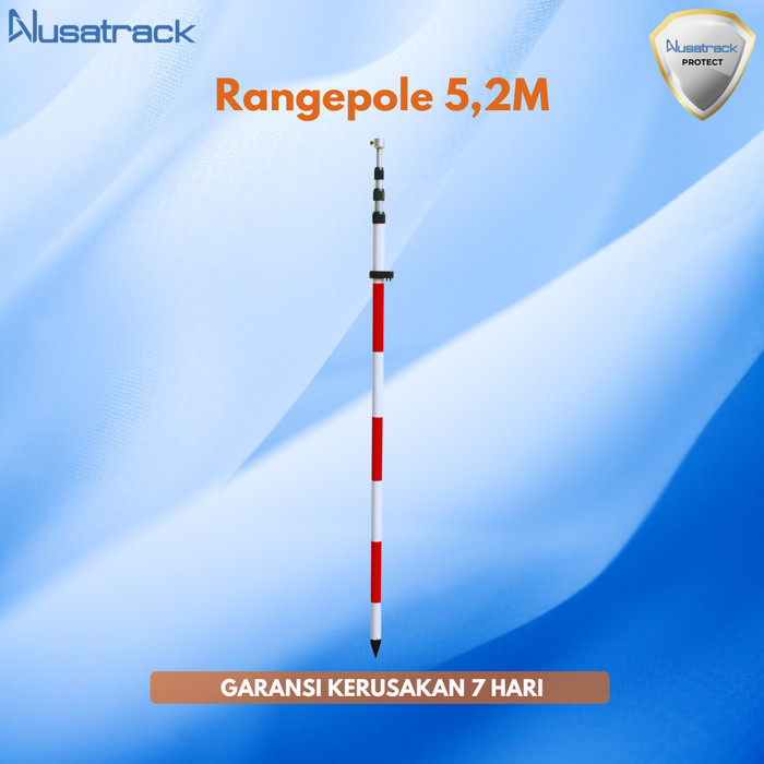 Telescopic Range Pole /Prisma Pole / Pole Stick/Jalon Prisma 5,2 Meter