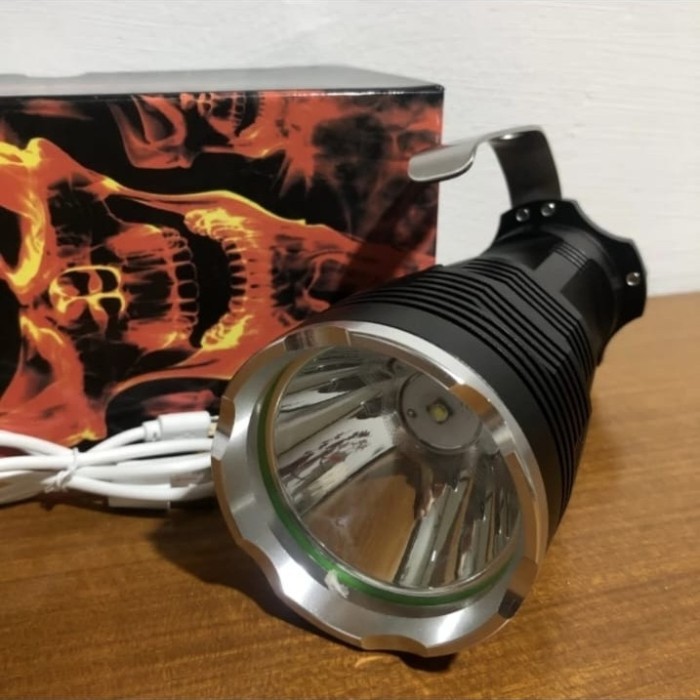 HOT SALE Senter Police Swat monster belor cree T6 fokus 5 mode camping outdoor