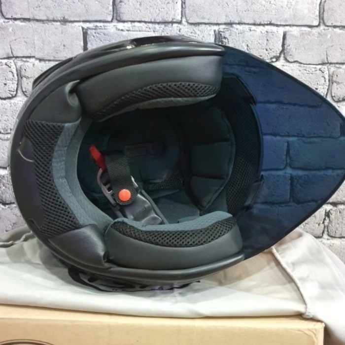 Helm Tsr Black Glossy Ram4 Tsr Hitam