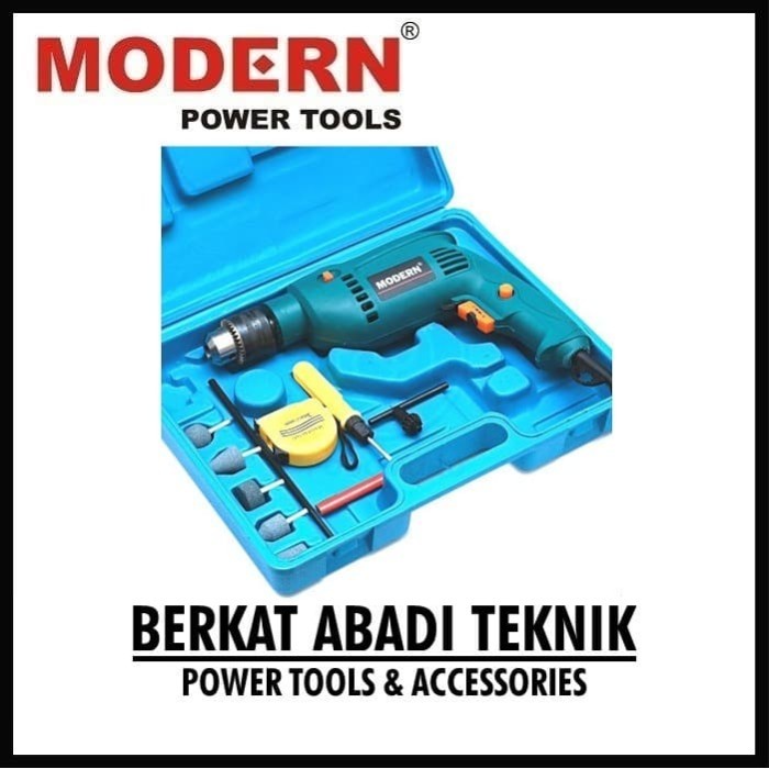 PROMO Paket Mesin Bor Listrik Modern M-2130 / Mesin Bor Tangan M2130