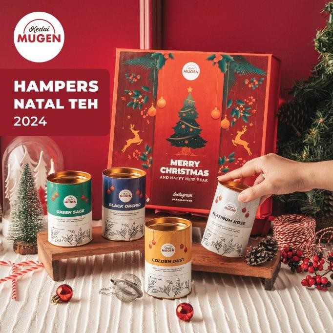 

Hampers Natal Teh / Christmas Hampers Tea / Kado/Hadiah Unik - Large