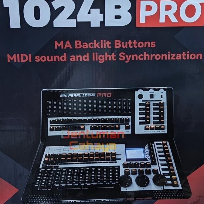 Mixer DMX Mini Pearl 1024B Pro Lighting Controller Free Hardcase