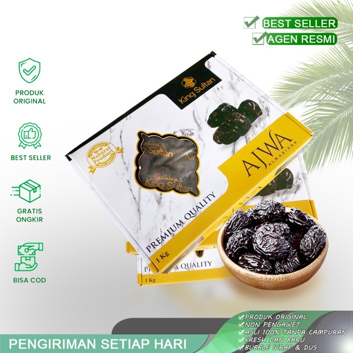 

kurma ajwa premium king sultan 1kg