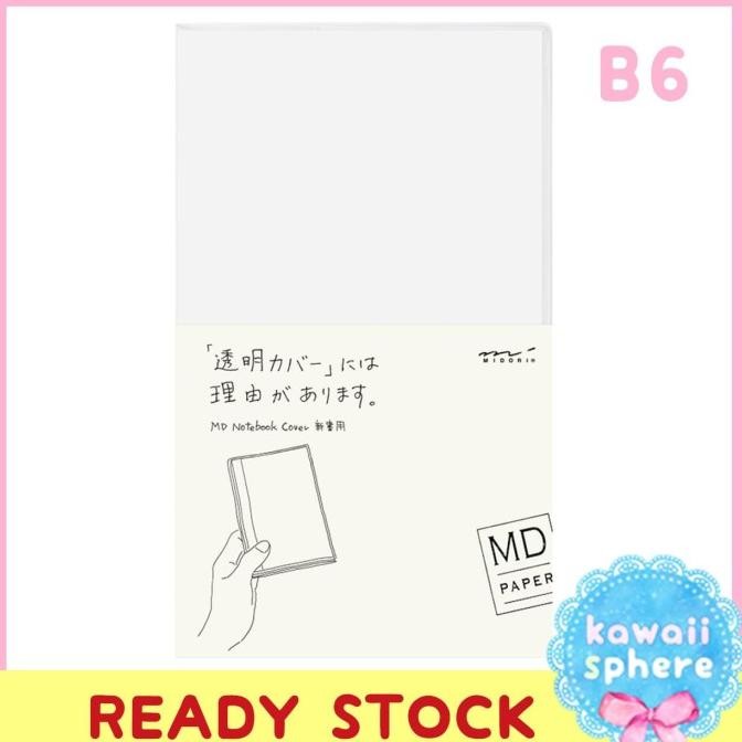 

Midori MD Notebook B6 | Clear Cover Transparent | Ready Stock