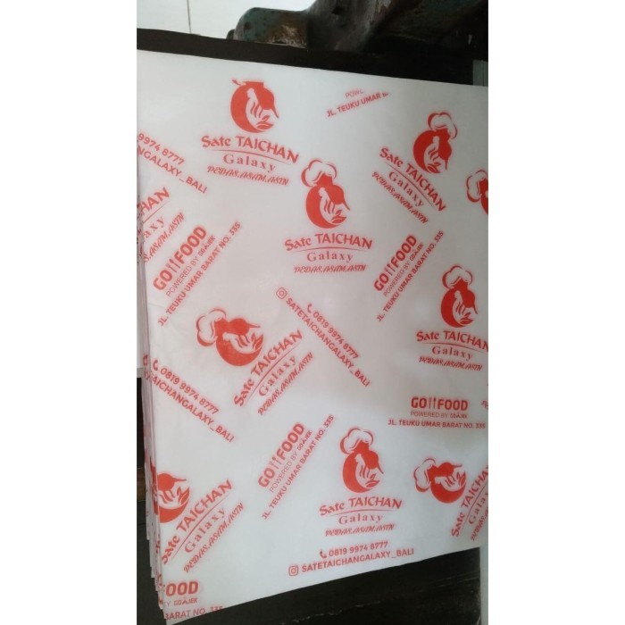 Custom Kertas Nasi Kfc Printing Logo