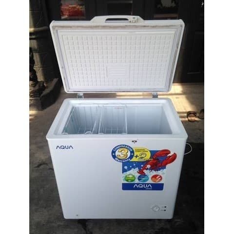 Aqua Chest Freezer / Box Freezer 150 Liter Aqf-160 Promo Garansi Resmi