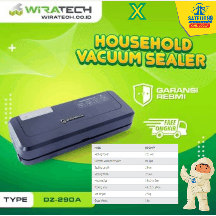 Wiratech Household Vacuum Sealer Dz-290A
