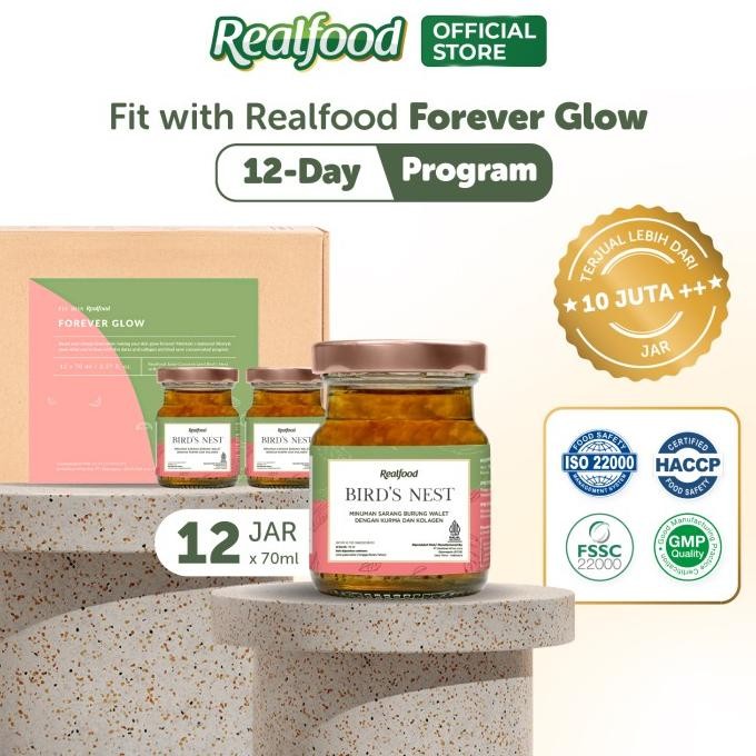 

Realfood Forever Glow Program 12 Hari Sarang Burung Walet + Kurma