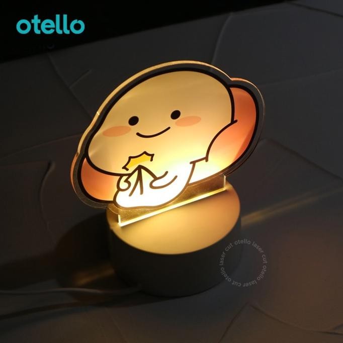Acrylic Night Lamp Pentol | Lampu Tidur LED Hias Akrilik Lucu Karakter DS