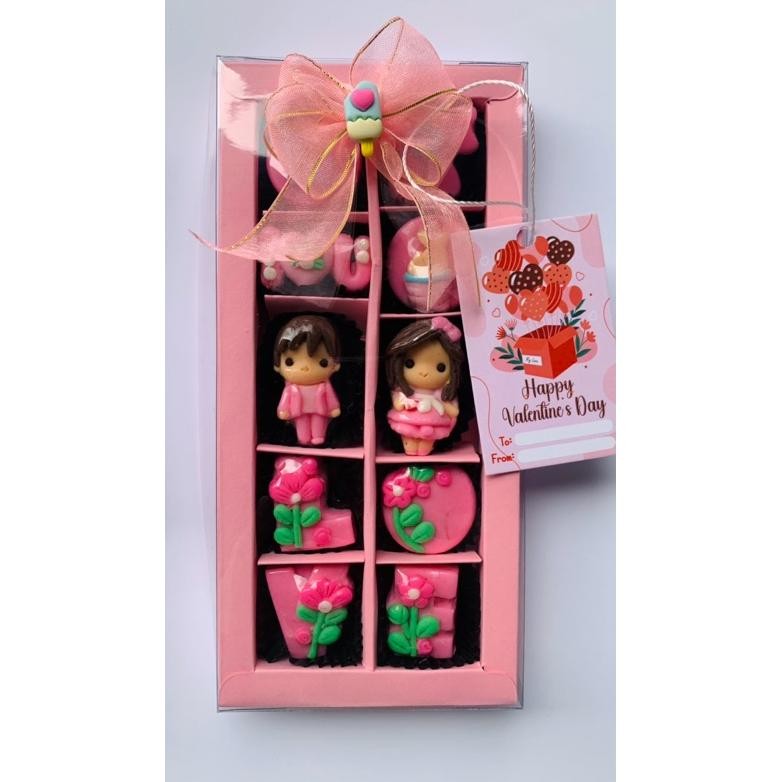 

CR - (READY) Hampers kado cokelat karakter valentine isi 10 pcs TERLARIS