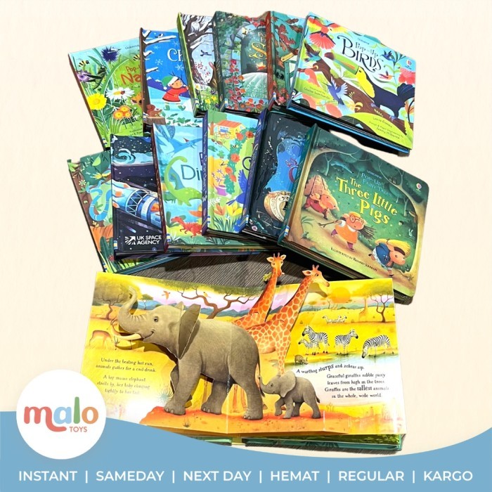 USBORNE POP-UP 3D Buku Edukasi Pop Up Buku Cerita Anak Edukasi Anak