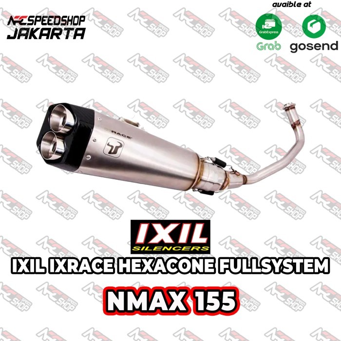 Knalpot Ixil IXrace Hexacone Nmax 155 Fullsystem Original Spain