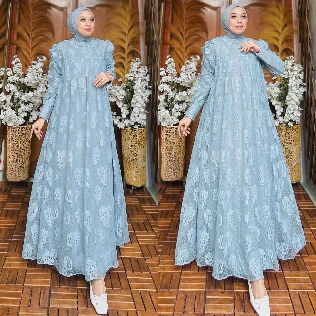HJK HAIFA GAMIS BRUKAT MAWAR VOLL2 COUPLE IBU DAN ANAK by OHC