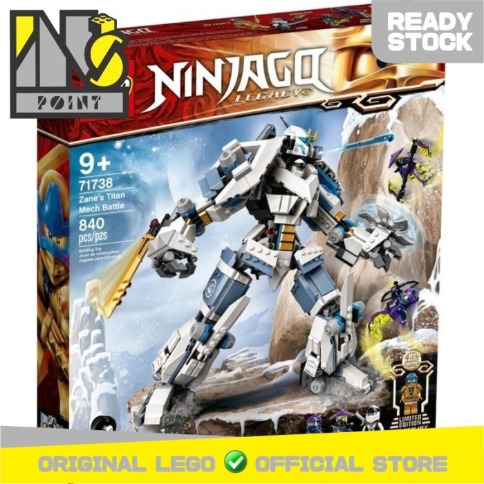 LEGO 71738 - Ninjago - Zane's Titan Mech Battle