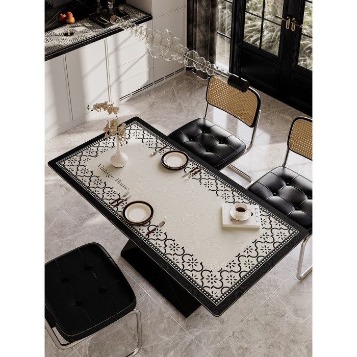 Taplak Meja Makan Anti Air/Alas Meja Tamu Anti Air/Taplak Meja Ruang Tamu/Taplak Meja Aesthetic