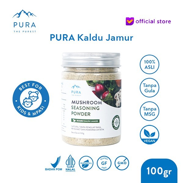 

BIG SALE Pura Kaldu Asli - Bumbu Kaldu Jamur (100gr) - No MSG - Serbaguna