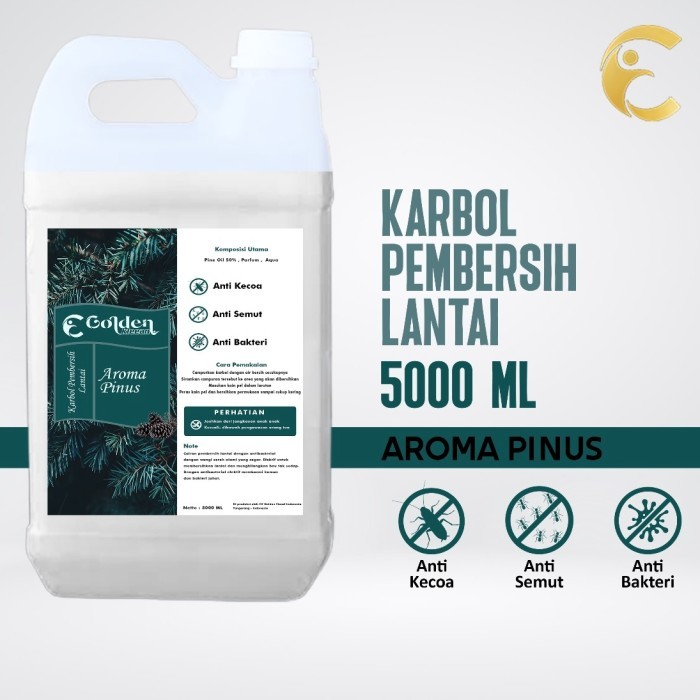 

GRATIS ONGKIR Karbol Wangi Pembersih Lantai Pinus/Sereh /Kopi 5 Liter Golden Kleean