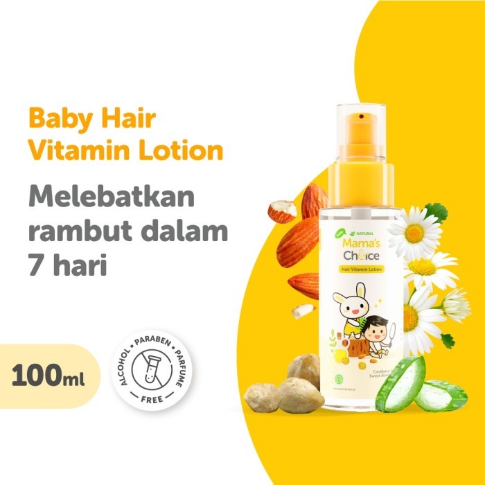 

SPECIAL MAMA'S CHOICE Baby Hair Lotion 100ml Vitamin Rambut Bayi Minyak Kemiri