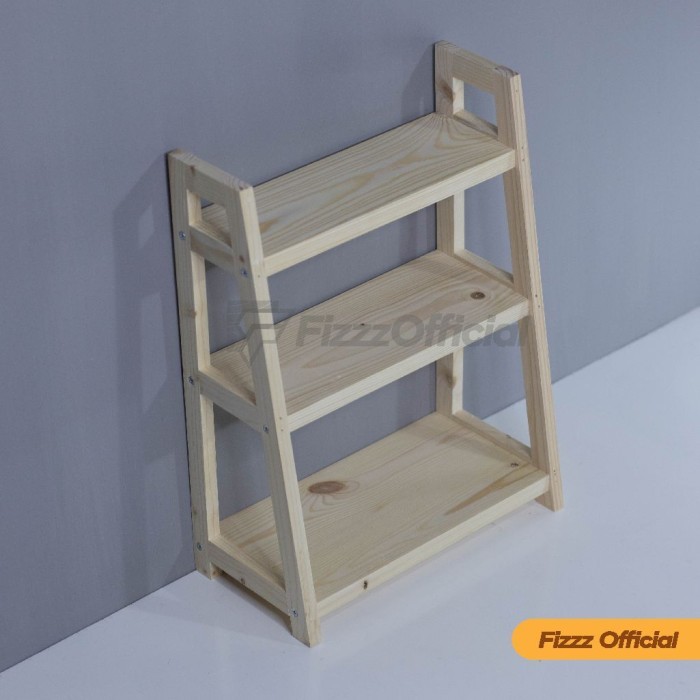 

TERLENGKAP Rak Bumbu Dapur Tiga / 3 Tingkat Rak Kosmetik Serbaguna Estetik Full Jati Belanda