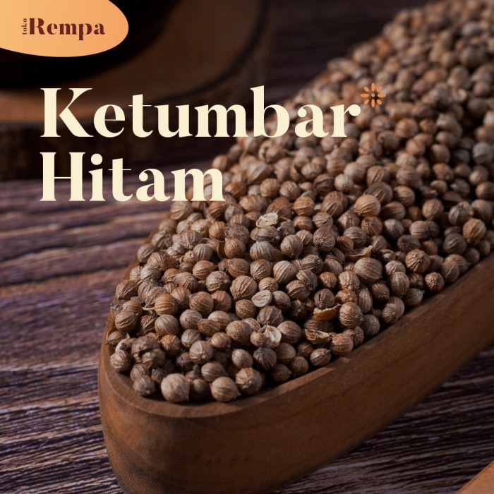 

TERMURAH Ketumbar Hitam Biji / Black Coriander Seed 1kg