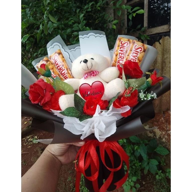 

CR - buket coklat / buket valentine / buket hati TERLARIS