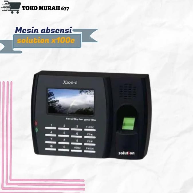 Mesin Absen Solution X100C