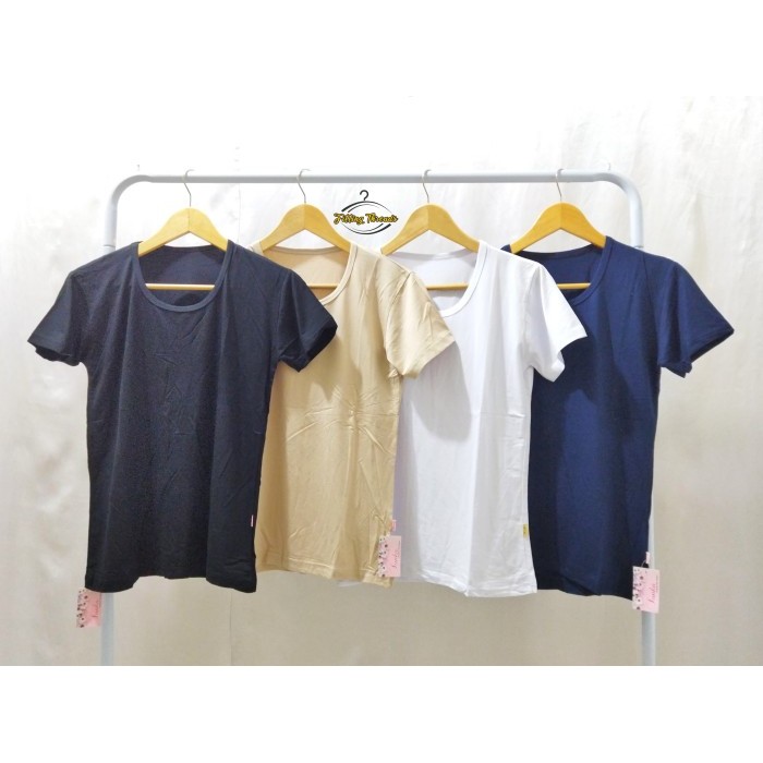 ASLI MANSET ATASAN KAOS TANGAN PENDEK / MANSET BAJU POLOS WANITA INNER KODE 1463