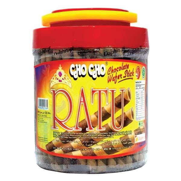 

CHO CHO WAFER STICK RATU CHOCOLATE TOP 350 GR