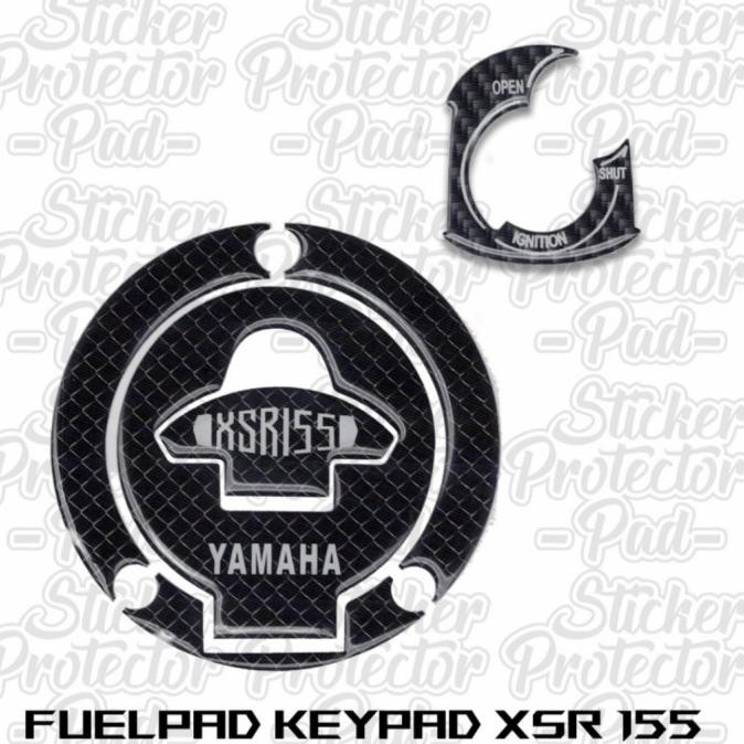 Terbaru Sticker tutup tangki kunci kontak yamaha xsr155 xsr 155 timbul