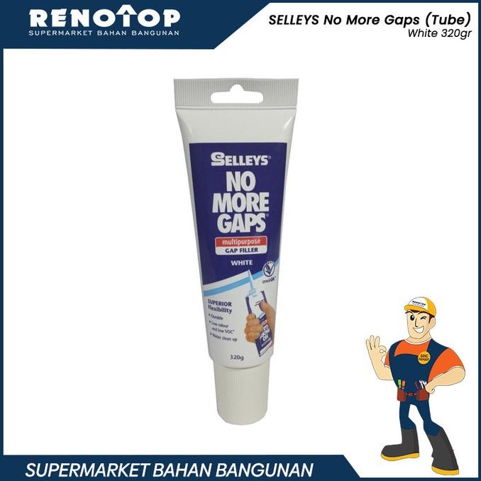 

Promo SELLEYS No More Gaps Tube White 320g (Multipurpose Gap Filler) COD
