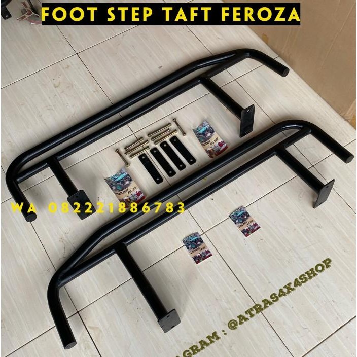 Foot steep push step panjatan kaki jeep offroad TAFT ROCKY FEROZA Original