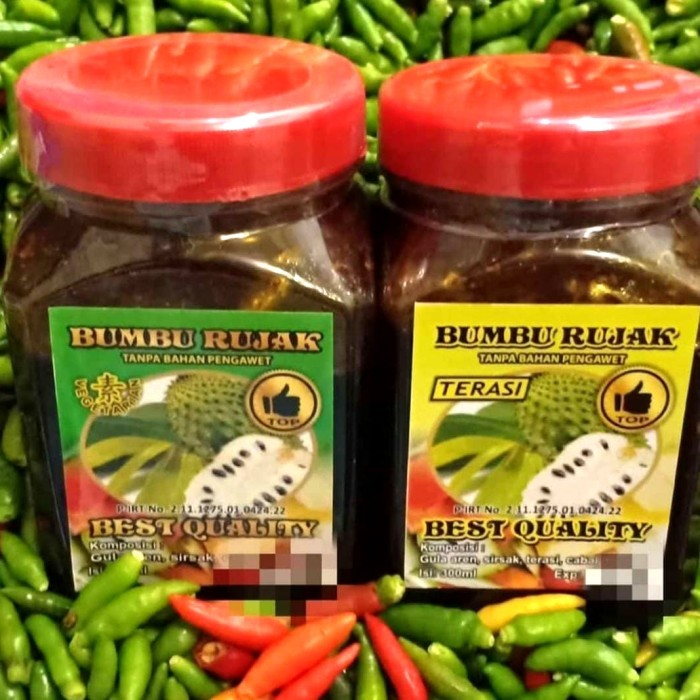 

TERMURAH bumbu rujak sirsak bumbu rujak khas Medan terasi / vegetarian