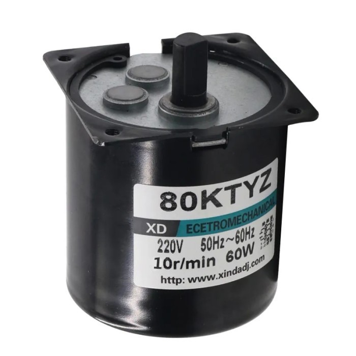 80KTYZ AC MOTOR 220V MOTOR MICRO SLOW SPEED MACHINE 60W PERMANENT