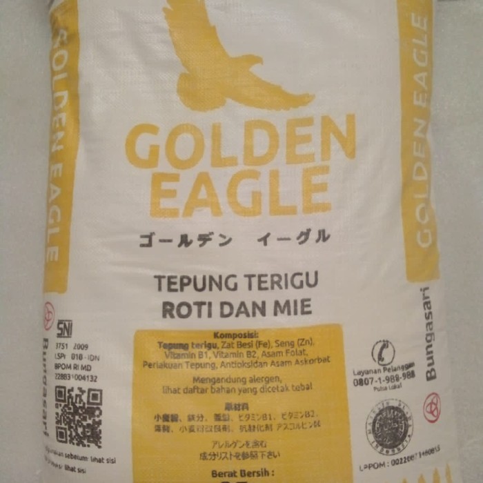 

Ready Stock Terigu Golden Eagle 25Kg