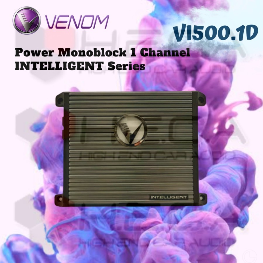 VENOM Intelligent VI500.1D Power Monoblock 1Ch Amplifier Monoblok Mono