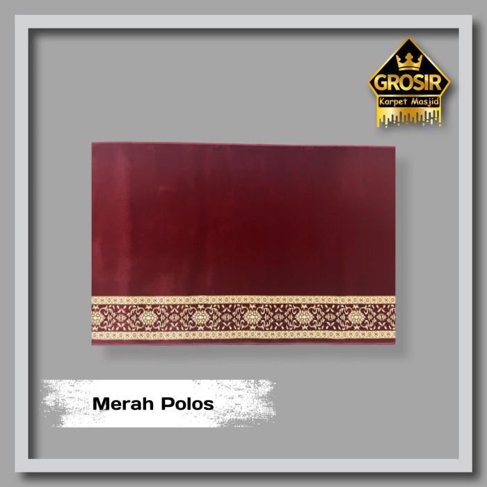 Karpet Masjid Tebal 13mm Sajadah Musholla Mecca Meteran Halus Empuk lembut dan halus