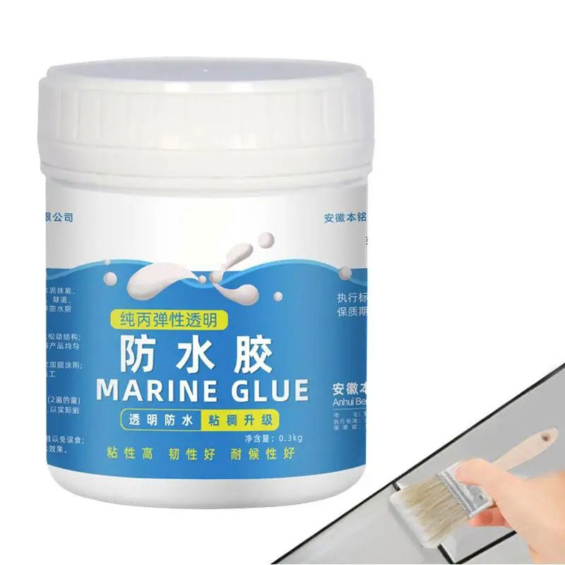 

QIAOMEILI Lem Waterproof Transparent Anti Leak Agent 150g with Brush - J150G