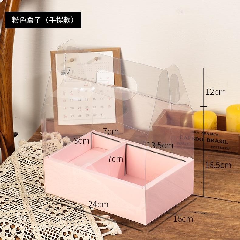 

BISA COD SUPPLYFLORIST - TRANSPARANT PORTABLE FLOWER BOX | KOTAK BUNGA KUE | BLOOM BOX KOTAK BUNGA 1510 MIKA HANDY BOX h-4