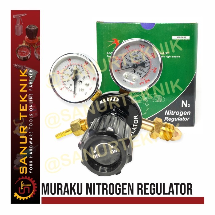 MURAKU Nitrogen Regulator / Regulator Nitrogen N2
