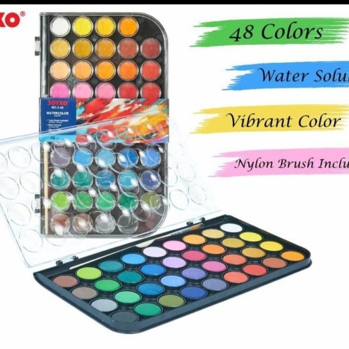 

TERBARU JOYKO WATER COLOUR SET CAT AIR WC-3-48 WARNA BISA GRAB!