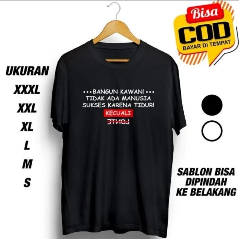 Promo Baju Distro Kren Kata Kata Kecuali Lonte