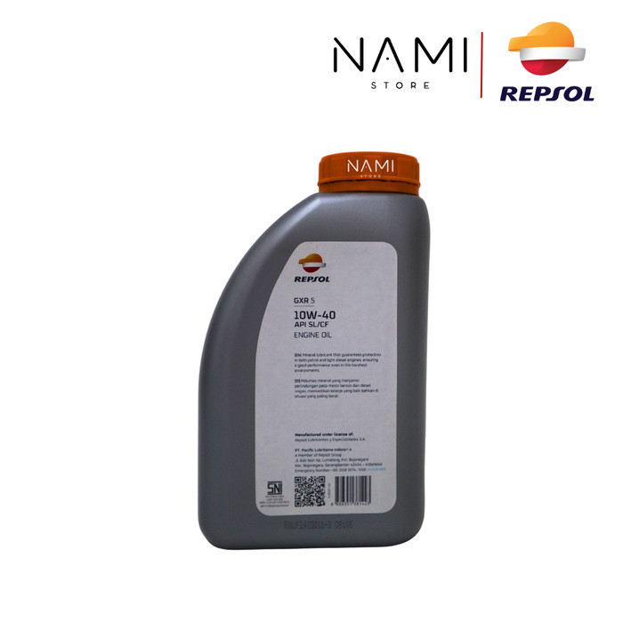 Oli Mesin Mobil Repsol Gxr5 / Gxr 5 / 10W40 / Bensin / 1 Ltr /Ori
