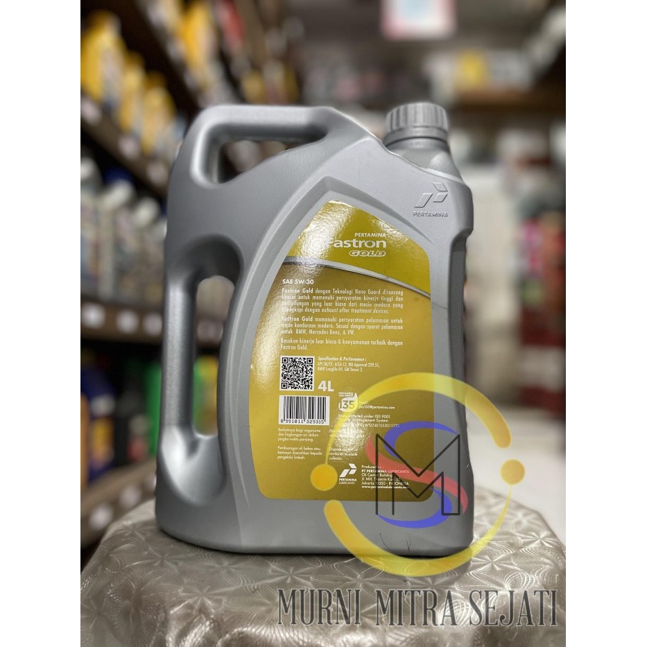 Pertamina Fastron Gold Sae 5W-30 Oli 5W30 5 W 30 Galon 4 L