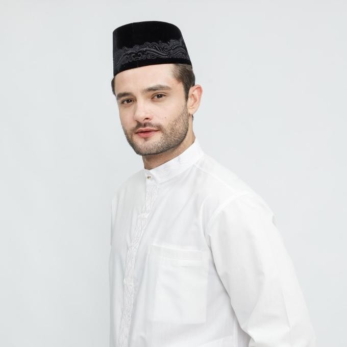 Songkok Peci BHS Royal Bordir Tinggi 9 Motif 006